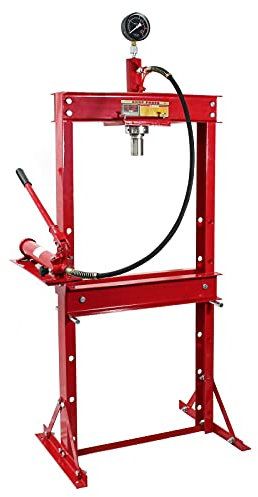Wiltec Pressa idraulica da officina 12t Pressa professionale a telaio per cuscinetti con manometro