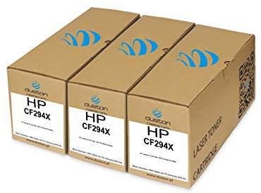 duston 3X CF294X, 94X Schwarz Toner kompatibel mit HP Laserjet Pro M118dw MFP M148dw M148fdw
