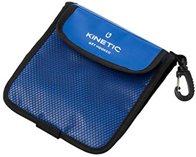 Kinetic Pier Fishing Rig Wallet Vorfachtasche, Netz-Tasche innen, Schaumstoff innen, großer Reißverschluss