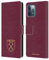 Head Case Designs Officially Licensed West Ham United FC Gold Logo Crest Leather Wallet Case Compatible With Apple iPhone 12 Pro Max