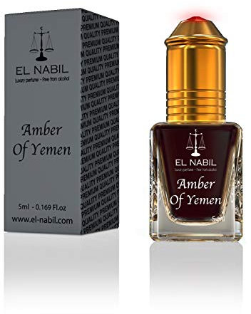 Amber of Yemen 5ml Parfum Duft - El Nabil Misk Musk Moschus Parfümöl für HERREN & DAMEN - Oil Attar Scent