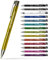 #teamludorf GAMMA Metall-Kugelschreiber mit Wunsch-Gravur - Personalisierte Kulis - Stift mit Name - 14 Farben & 20 Schriftarten - 100 Stück - Gelb