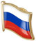 Onsinic Russische Flagge Revers Pin, Russland Abzeichen Pins Souvenir National Neuheit Zubehör Für Hemd Anzug Pullover