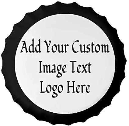 AOOEDM Custom Bottle Cap Metal Signs Personalized Metal Signs for Outdoors Vintage Tin Sign Retro Beer Bottle Caps Metal Tin Signs Bar Sign Customized Decorative Bottle Caps Metal Sign