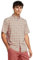 Under Armour Drift Tide 2.0 Herren-T-Shirt, kariert, kurzärmelig, (281) Sandstorm/Canyon Pink/Brownstone, Klein