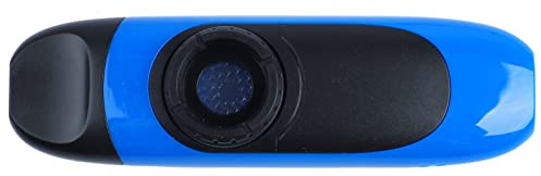 Elektrischer Kazoo, 4,3-Zoll-Profi-Kazoo mit Tonabnehmer und Adapter, Musikinstrumente mit Einstellbarem Klang, Kazoos mit Flötenmembranen, Mundstück in Lebensmittelqualität (Blau)