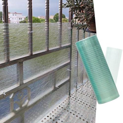 KOOEIN Polycarbonat Dachplatte Gewächshaus-Platte,0,8mm Ersatz Schuppenplatten,Transparent wasserdichte Abdeckung,Poly-Kunststoff-Dachplatten,Klar Isolierte Tageslichtpaneel Pultdach,W×L-0.8x3m