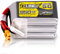Tattu 6S Lipo Akku 850mAh 22.2V 150C 6S1P Battery mit XT60 Stecker für 3 bis 5 Zoll große FPV Drohnen