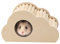 TNSLAND Cage Hamster en Bois, Hamster Accessoire en Forme de Nuage, Maison Hamster avec échelle aux Cochon d'Inde, Gerbilles, Petits Animaux de Compagnie, 16×11×9 CM
