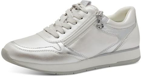 Tamaris Damen Klassische Ballerinas, Frauen Flats,Comfort Lining,TOUCHit-Fußbett,Slip-ons,klassisch elegant,Ballerinen,Pearl,36 EU