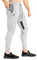 BROKIG Netz Gym Sporthose Herren Fitness Trainingshose Herren Lang Jogginghose Slim Baumwolle Vertikale Tasche Mit Reißverschluss(Hellgrau,L)