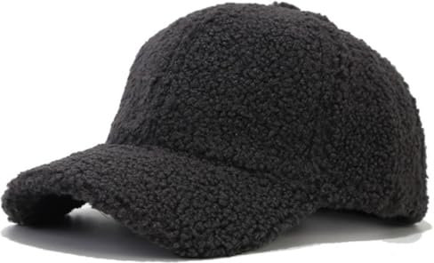 DURINM Baseball cap Winter Cappello Baseball Invernali Cappellino in Lana Berretto da Baseball Unisex Cappelli Invernali Cappelli per Circonferenza della Testa Cappellino con Visiera
