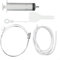 Clear Refrigerator Dredge Outlet Pipe with this 5 Piece Set, Reliable Performance
