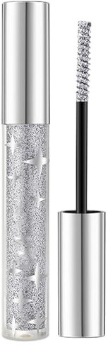 Glitter Mascara - Glitter Mascara für Wimpern | Diamond Mascara | Volumizing & Lengthening Mascara | Thick Shiny Eyelash Curling Extension Makeup | Mascara Beauty Shiny Cosmetic For Eyelash