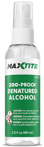 200-Proof Denatured Alcohol (100%) 2.3 fl oz Sprayer - for Industrial, DIY, or Professional Use - Solvent, Cleaner, Additive - Made in USA