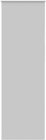 vidaXL Estor Enrollable Opaco Gris Claro 75x230 cm Tela Ancho 70,7 cm, Estor día y Noche, Estor de Cocina, Estor Opaco Enrollable, Estor Opaco