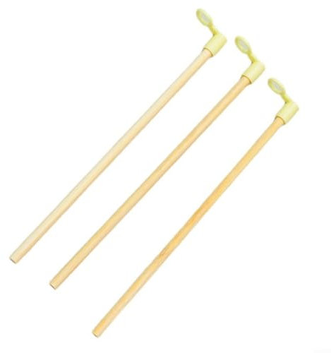 FUANA 100 Stück Laternenstangen-Laternen, Laternenmaterialien, Holz-Laternenstab, Hand-Laternenstangen, für Hochzeit, Party, Haus oder Garten, Dekorationen (22 cm)