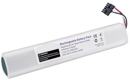 Roboter Vakuum 12V 5000mAh Li-Ion Ersatz Batterie, Kompatibel for Neato, Botvac D Serie for BotVac 70e 75 80 85 D75 D85 Staubsauger