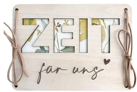 CJ&M Gutschein Zeit für uns, Zeit verschenken, Gutscheinidee, Geschenkidee, gemeinsame Zeit, Gutschein Holz