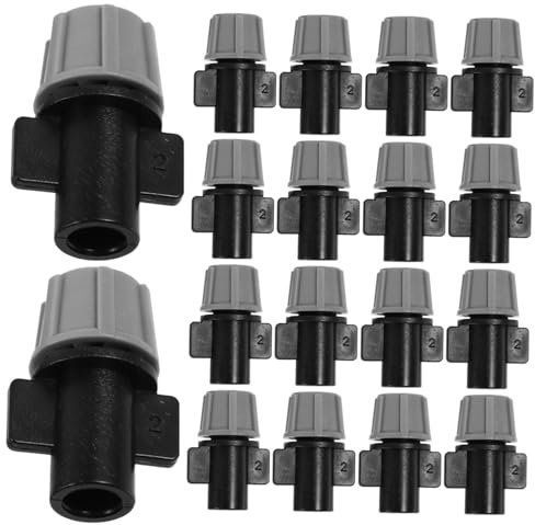 UKCOCO Sprühdüsen Für Gartenschläuche 50-teiliger Bewässerungsnebel Tropfbewässerungsteile Mit Zerstäuberdüsen Für Das Bewässerungssystem