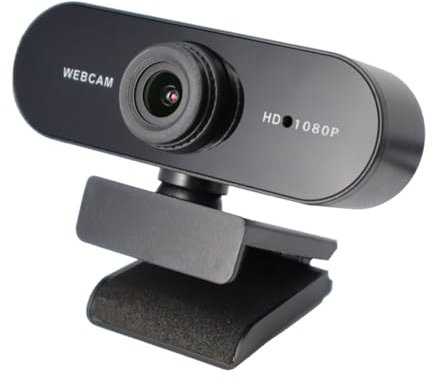NHQZ Inteligente Cámara USB Ultra HD 1080p con micrófono con supresión de Ruido Integrado y Soporte Giratorio, Gran Angular, para retransmisiones en Directo, reuniones en aulas por Internet