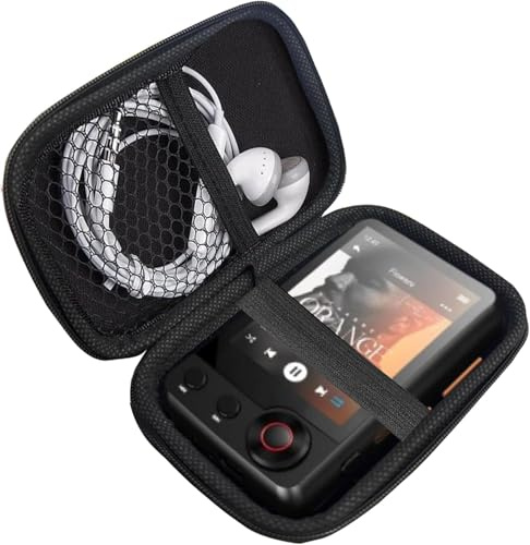 Compatible with MECHEN MP3 Player Case, Blueshaweu Durable EVA Carrying Case, Shockproof & Lightweight Protective Cover Compatible for MECHEN D53 MP3 Player 2.4 (Black)