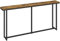 Abician Table Console Longue Moderne, Meuble d'entrée Allongée en Bois, Bout de Canapé, Table d'Appoint pour Couloir Salon Entrée Style Rustique, Marron Rustique, 160 cm L × 20 cm l × 81 cm H