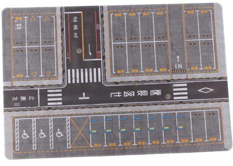Générique Desk Pad Mat, Aesthetic Keyboard Aspect, Anti-Slip Parking Layout – Cool 1:64 Scale Design for Gaming Setup, Dorm Study Desk, Laptop Workstation, Programmers Students Teens Men and Women