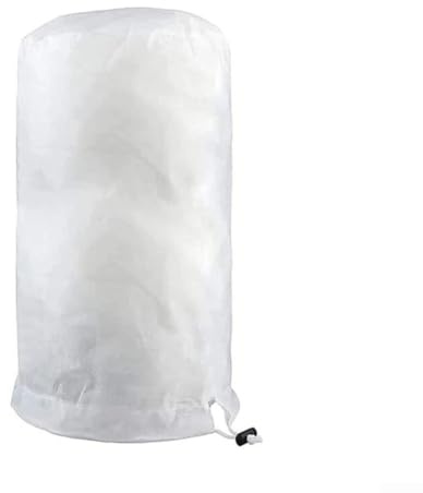 Vliesstoff-Frostabdeckungen mit verstellbarem Kordelzug und Reißverschluss, Pflanzenschutz gegen Frost, kalte Winde, Insekten und Vögel für Gemüse und Sträucher (200 x 240 cm)