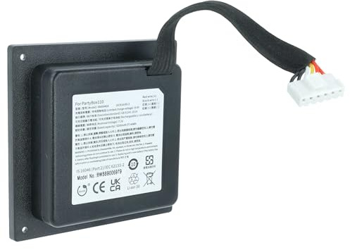 vhbw Akku kompatibel mit JBL Partybox 110 | Lautsprecher Boxen Speaker (5200 mAh, 7,2 V, Li-Ion)