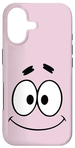 Hülle für iPhone 17 Spongebob Schwammkopf Patrick Big Smile Pink