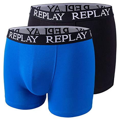 Replay Basic Cuff Unterwäsche Turquoise/Black XXL
