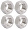 4 dadi esagonali M16 x 1,5 mm.