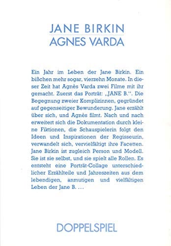 Doppelspiel - Jane Birkin - Agnes Varda - Presseheft