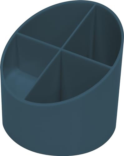 helit H6790234 - Multiköcher „the green cross“, aus Recycling-Kunststoff Blauer Engel zertifiziert, blau, 1 Stück