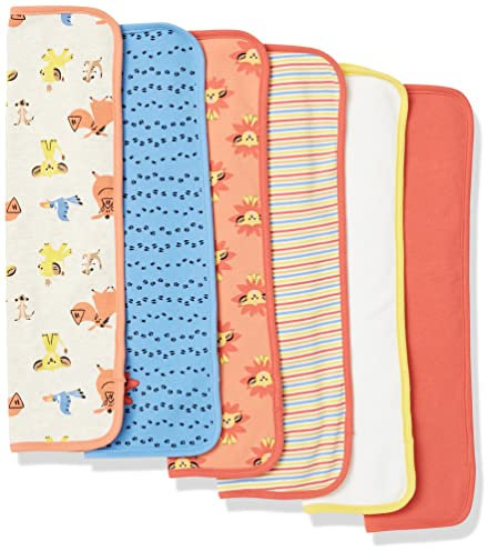 Amazon Essentials Disney | Marvel | Star Wars Unisex Baby Spucktücher, 6er-Pack, König der Löwen Spielen Eat Roar, Einheitsgröße
