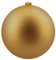 My-goodbuy24 Weihnachtskugeln 1 Stück - Christbaumkugeln - bruchsicher und stoßfester - Christbaumschmuck Ø 20cm Baumschmuck Weihnachten Deko - Gold - matt