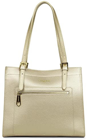 Lancaster Foulonne Double Tote Bag M Champagne - In - Nude