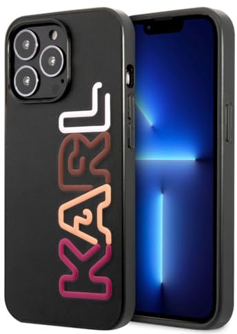 Karl Lagerfeld KLHCP13LPCOBK Hülle für iPhone 13 Pro / 13 6,1 schwarz/Black hardcase Multipink Brand