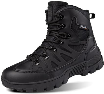 IYVW AS33 705 Uomo SWAT Combat Stivali nero 43 EU