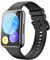 Miimall Bracelet en silicone compatible avec Huawei Watch Fit 2, bracelet de sport doux, respirant, ultra léger, étanche, durable, réglable pour Huawei Watch Fit 2 - Noir