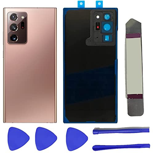 Peixiong Galaxy Note20 Ultra Back Glass Ersatz für Samsung Galaxy Note20 Ultra 5G Gehäuse Tür Panel Back Cover mit Kamera-Glaslinse und vorinstalliertem Klebeband + Werkzeug (Roségold)