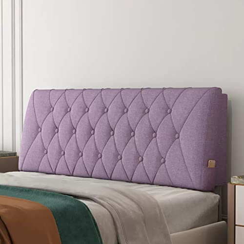 ZZYK Nachttischkissen Gepolstertes Kopfteil Kissen Anti-Kollision Stützkissen Für Sofa Etagenbett Twin Queen Bett Rückenlehne Kissen Mit Abnehmbarem Bezug,C,No headboard Queen 59