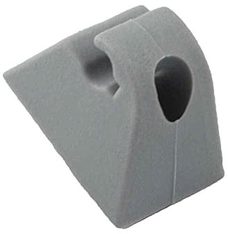 AUTOZOCO Soporte de gancho con clip para visera interior coche compatible con Opel, Soporte visera coche, Gancho visera, Colgador de visera coche, gancho parasol coche, OEN 1438336, Gris