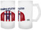 Jarra de cerveza personalizada con texto. Regalo original. Atletico. Regalo equipo de futbol. Haz un regalo único