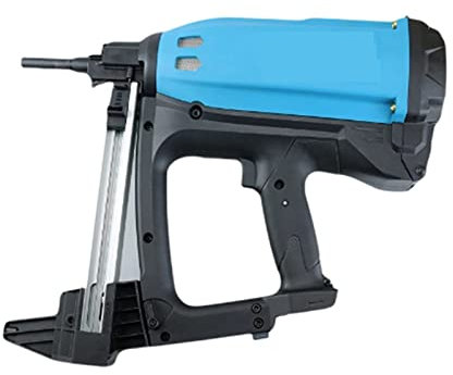 Electric Nail Gun Doors and Windows Concrete Nailer Cordless Framing Staple Gun Light Weight Portable with Plastic Case (40B Blu)