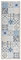 ZEYUAN Küchenbodenmatte Waschbar, Küchenläufer, Teppich Küche, Küchenteppich, Teppich Flur Läufer, Küchenmatte, Mosaik 60x180 cm