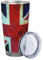 BONDIJ 590 ml Becher mit Deckel Vintage Union Jack Britische Flagge Druck Isolierter Becher Edelstahl Isolierbecher Vakuumisoliert Kaffee Eisbecher Doppelwandig Auto Reisebecher für Auto Büro