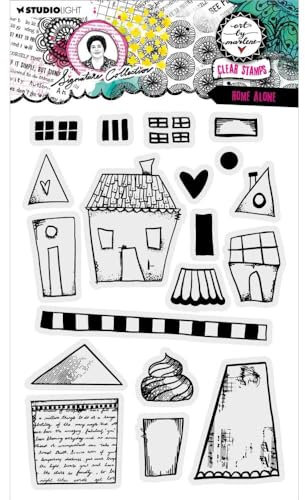 Studio Light Clear Stamp Home alone Signature Coll. nr.597 ABM-SI-STAMP597 148x210x3mm (01-24)