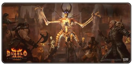 Blizzard Diablo 2: Resurrected Mephisto XL Mauspad, Rot